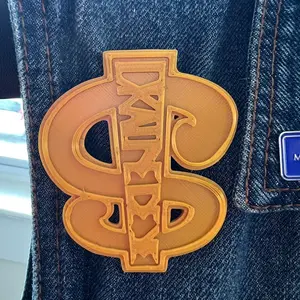 DrainedEye Dollar Pin