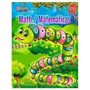 English Spanish Math Workbook Holiday Gift | PreK–2nd Grade English/Spanish Learning for Kids, Teachers & Homeschool