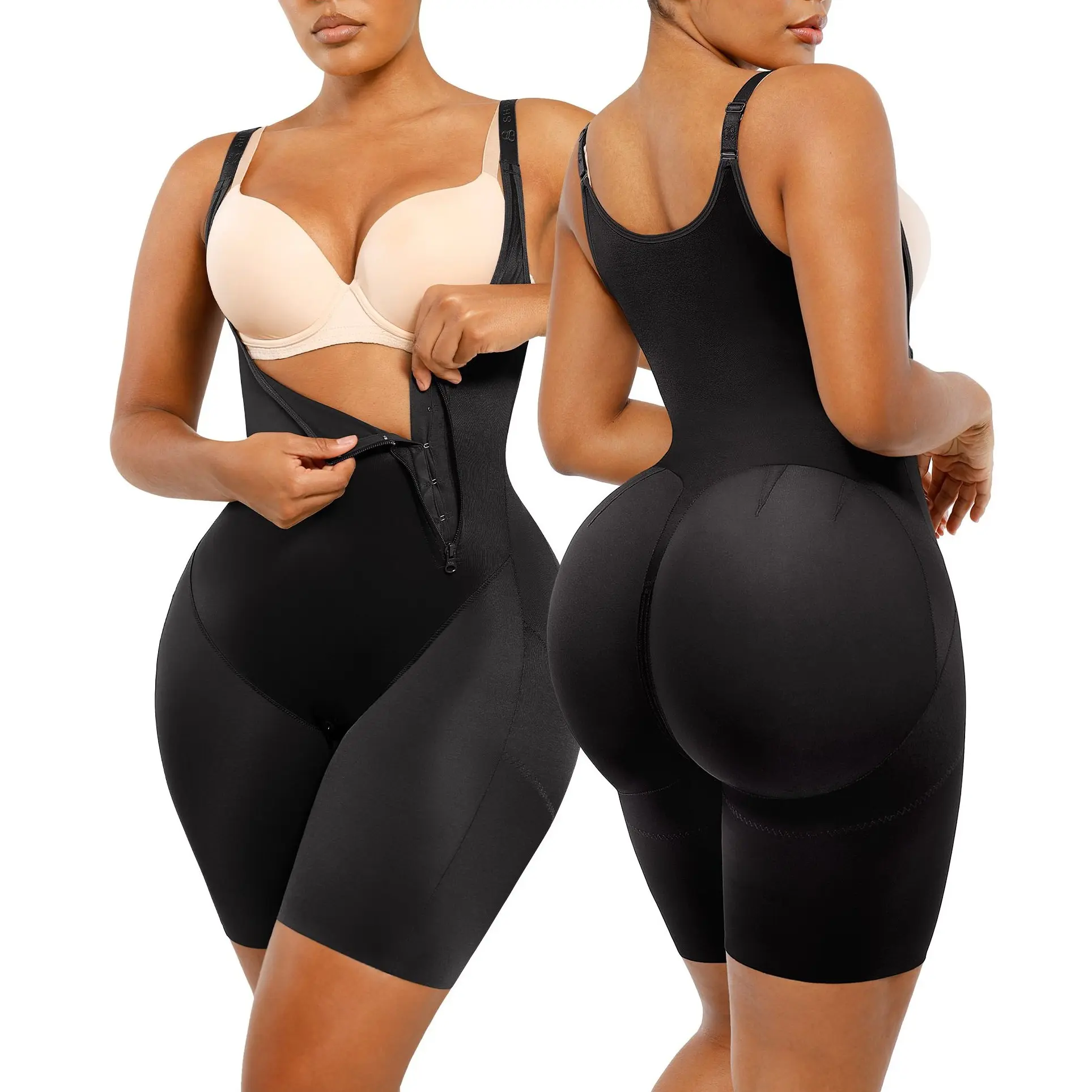 Shapellx BOOT-YEAH SilkSculpt Open Bust Full Bodysuit Creator Shapellx BOOT-YEAH SilkSculpt Open Bust Full Bodysuit Creator