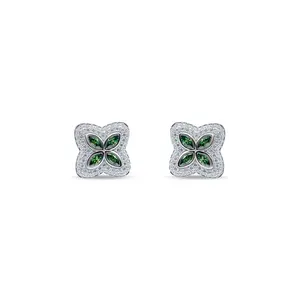 Emerald Radiance Marquise Earrings