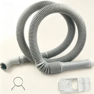 Washing Machine Drain Hose Replacement Compatible with LG Kenmore, Flexible Discharge Tube, Replaces AEM73732901 AEM74053001 MEGJ62685201, Durable Laundry Drainage Hose, Easy Installation, Corrosion-Resistant