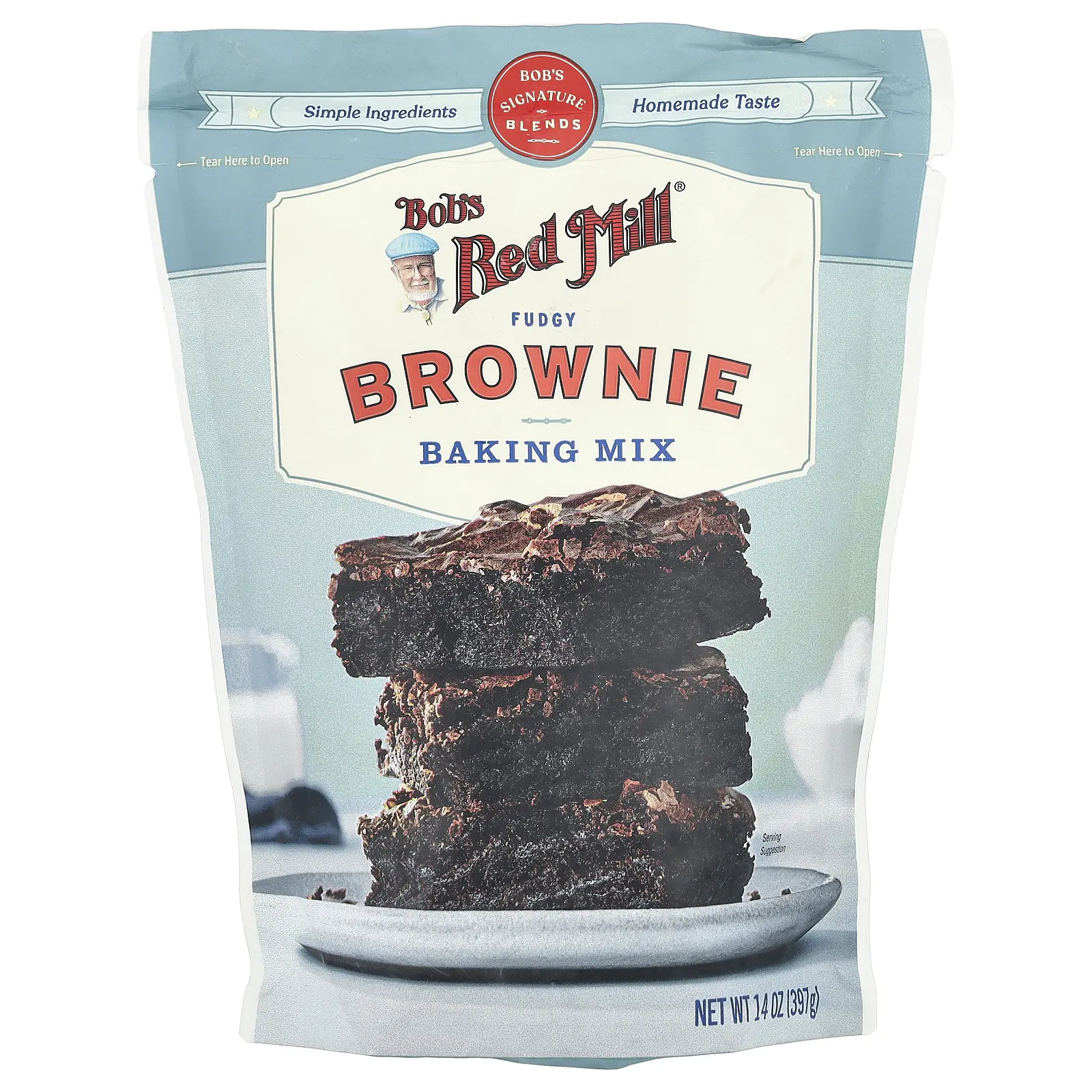 Bob's Red Mill Fudgy Brownie Baking Mix, 14 oz (397 g)