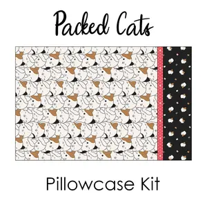 Squishmallows - Packed Cats - Pillowcase Kit from Northcott
