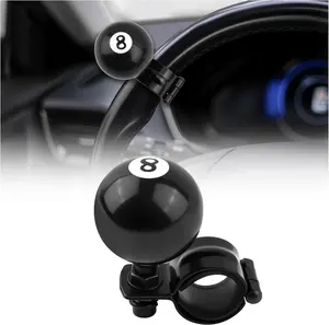 8 Ball Steering Wheel Knob Spinner, Suicide Knob, Heavy Car Turning Suicide Spinner Handle, Universal 360 Degrees Rotation Steering Wheel Accessories Compatible with Most Vehicles