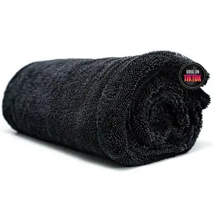 Professional Detailing Towel For Drying Car,Twisted-Loop Microfiber Towel From No Streak or Scratches,Ultra Absorbent, 1200GSM Double Side microfiber car towel