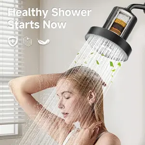 Fixed Shower Head Rain Showerhead High Pressure Filter Cleaning, Easy Installation, Home Bathroom Bathing Flower Spray, Simple Setup, Ideal for Daily Use