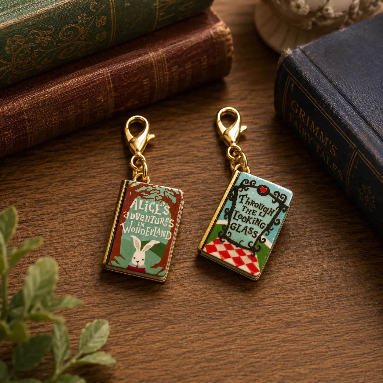 Custom Classic Books Booktok, Bookish E-reader Accessory for Kindle, Customizable Charm for Purses