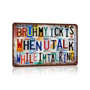 Vintage Classroom Wall Decor Metal Sign Tin Signs Gifts for Teachers Students 20×30