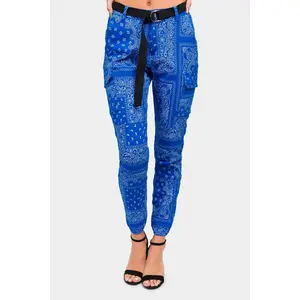 Bandana Paisley Cargo Joggers