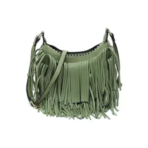 Fashion World Fringe Hobo Crossbody Bag