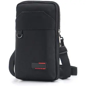 Travel Cell Phone Pouch Belt Pouch, Phone Holster Crossbody Bag with  Strap for  Case Holder for Hand with  Lanyard Smartphone Walking Passport Wallet