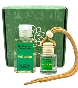 Car Diffuser with Refill included | Car scented on the go |  Round diffuser