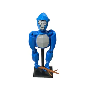 Gorilla tag with Brown Moderator Stick 6” inch figurine