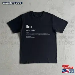 Osamason Flex Musix Definition Heavy Cotton Tee Shirt Merch T-shirt Hoodie Sweatshirt N78 Casual Round Neck K2O