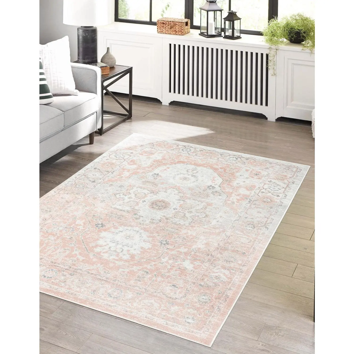Rose Pink Madeline Vintage Rug