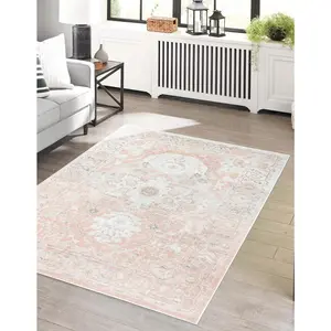 Rose Pink Madeline Vintage Rug