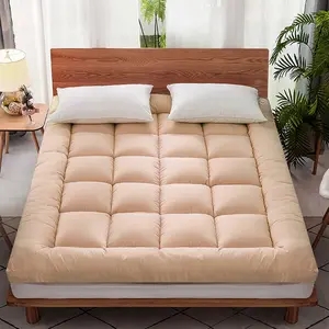 Plush Fluffy Thick Feather Mattress Topper Supportive Cozy Sleep All Season Comfort Bedroom Makeover Must Have
