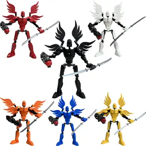 Pre-Assembled Articulated Action Figure – Fully Poseable Robot Model, Ideal for Stop-Motion Animation, Desktop Display, Birthday Gifts, and Gifts for Boys