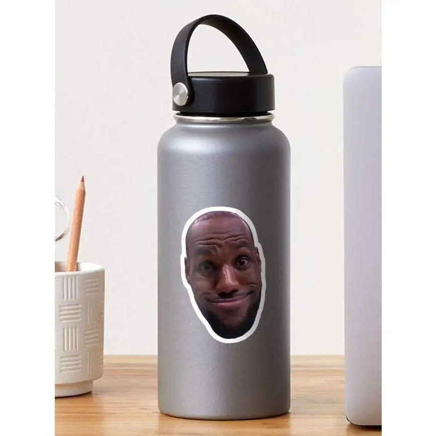 Lebron James Goofy Face Sticker