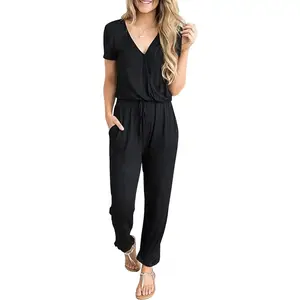 Women’s Jumpsuits/Rompers – Spring/Summer 2025, Casual & Dressy, Short-Sleeve, Perfect for Airport, Vacation, and Travel Outfits