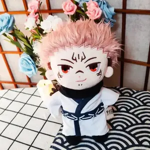 Stuffed 20cm Game Jujutsu Kaisen Gojo Satoru Itadori Yuji Inumaki Toge Ryomen Sukuna Fushiguro Megumi Plush Kids Toys XmasGift