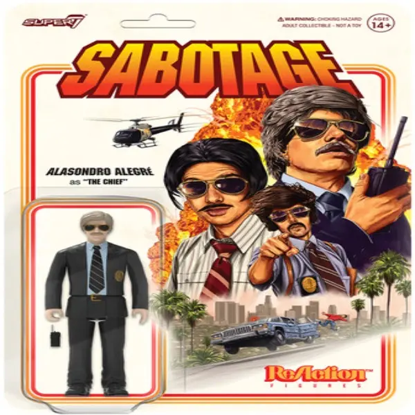 Alasondro Alegre as The Chief - Super7/Reaction Figure - Wave 1 - Sabotage - 3.75 Inch
