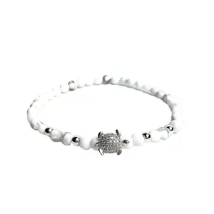 Howalite Turtle Bracelet