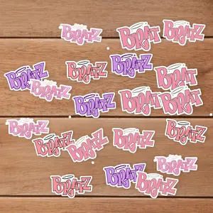 Stickers Pack 20 Pcs Bratz Vinyl Water Luggage Aesthetic Car Guitar Colorful Waterproof Bike Bumper Skateboard Laptop Bottle