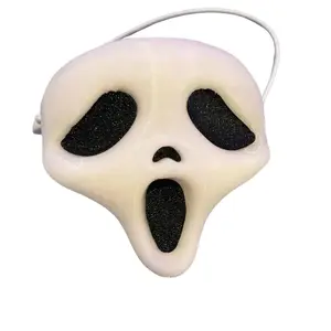 Labubu Cute Ghostface Mask Accessory for Collectors & Display - Lightweight Durable Easy Attachment Spooky-Cute Twist for Horror Fans