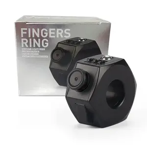 Multi-Functional Fidget Ring Toy, 6 in 1 Portable Finger Stress Relief Spinner Ring, Pocket Size Anxiety Relief Focus Fidget Cube Ring, ADHD Sensory Calming Finger Toy Party Favor Gift for Adults Teens