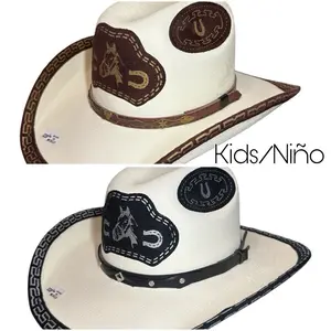 K-I-D-S Western Cowboy Hat Rodeo/ Sombrero para bebe- Niño/Niña/ With Side Logo
