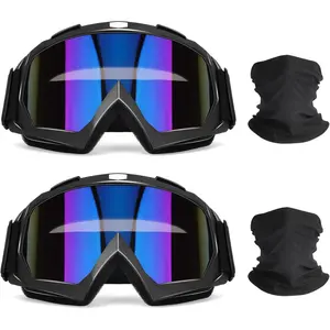 Dirt  ATV  Goggles,  Glasses for Men Motocross Riding Protective Eyewear Ski Goggles