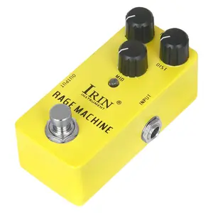 IRIN RAGE MACHINE Guitar Distortion Pedal, High Gain Metal Effect Pedal with Full Metal Housing and Tone Control for Electric Guitar Practice and Live Performance