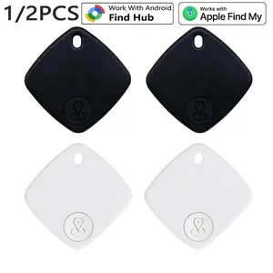 Smart Tracker Tag – Replaceable Battery, GPS Item Finder for Car, Wallets, Luggage, Bags, Phones, Compatible with Apple Find My & Android