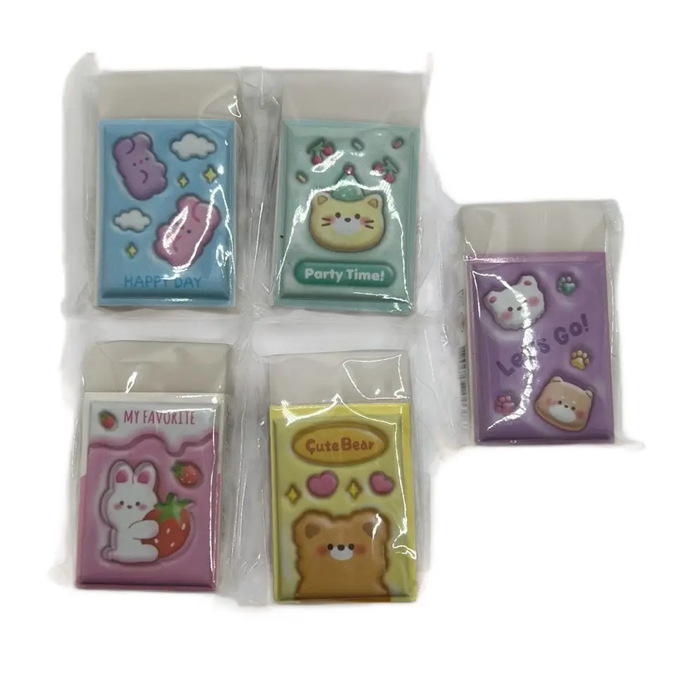 Cute Design Pencil Eraser for School - Top Quality Stationery Supply