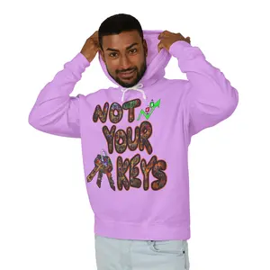 Not Your Keys/ Not Your Coins Graphic Hoodie — Crypto Lightweight Hoodie