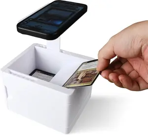 TCG Card Scanner Phone Holder, Compatible with Standard Size Unsleeved Trading Cards, Designed for Fast MTG Card Scanning, Works with ManaBox App, Ideal for Quick Scans and Price Checks
