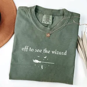 Comfort Colors Wizard Of Oz T-shirt Vintage Fantasy Tee Word Quote T-shirt Traveler Gift Drama And Imagination Graphic Tee