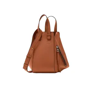 Pre-owned Loewe Calfskin Crossbody Bags Hammock Small Brown CPU0106