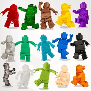 A figurine building blocks with a size of 1.77 inches, movable joints, and multiple colors to choose from festival gift