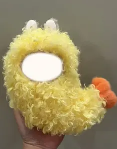 Fried Prawn Doll Clothes - Yellow Curly Outfit for Collectors & Enthusiasts of POP MART Series