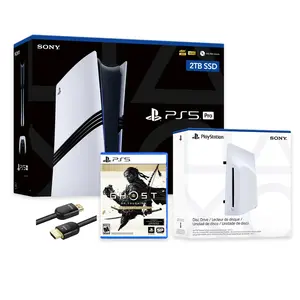 PlayStation 5 Pro 2TB SSD Console with Disc Drive, Wireless Controller and Ghost of Tsushima - CFI-7019 PS5 Pro