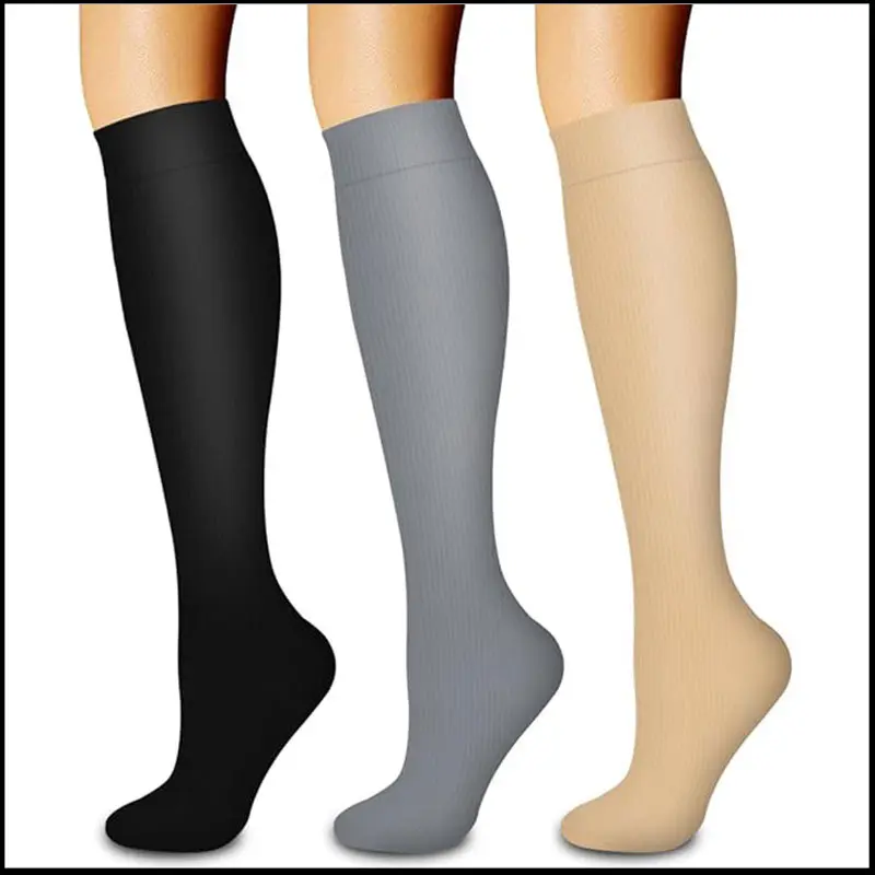 3 pairs  17 black/gray/skin