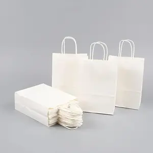 Paper Bags with Handles, Assorted Sizes Gift Bags Bulk, Elegant Packaging, Kraft Paper Bags for Small Business, Shopping & Party Use