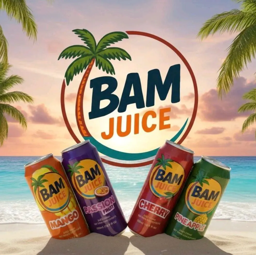 BAM Juice Passion Fruit Beverage with Pineapple Mango & Cherry 500ml Can
