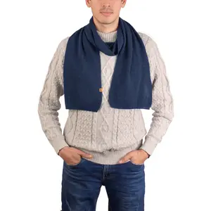 NOVICA Alpaca blend scarf, 'Cozy Indigo'