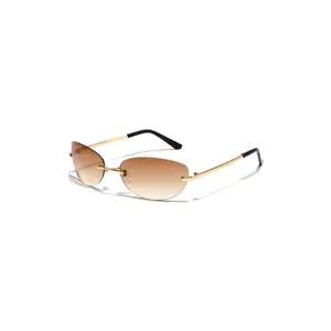 DAMAGE ASIA OPTICALS Rimless Gradient Sunglasses