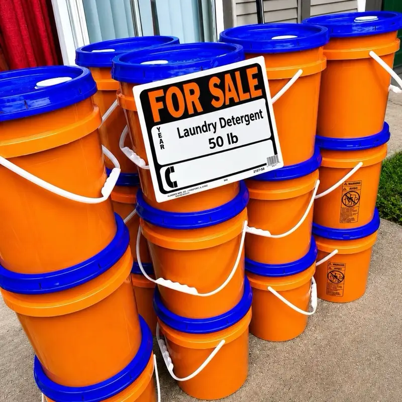 50 lb Laundry Detergent Bucket | Heavy-Duty Concentrated Laundry Soap | Long-Lasting Cleaning Formula