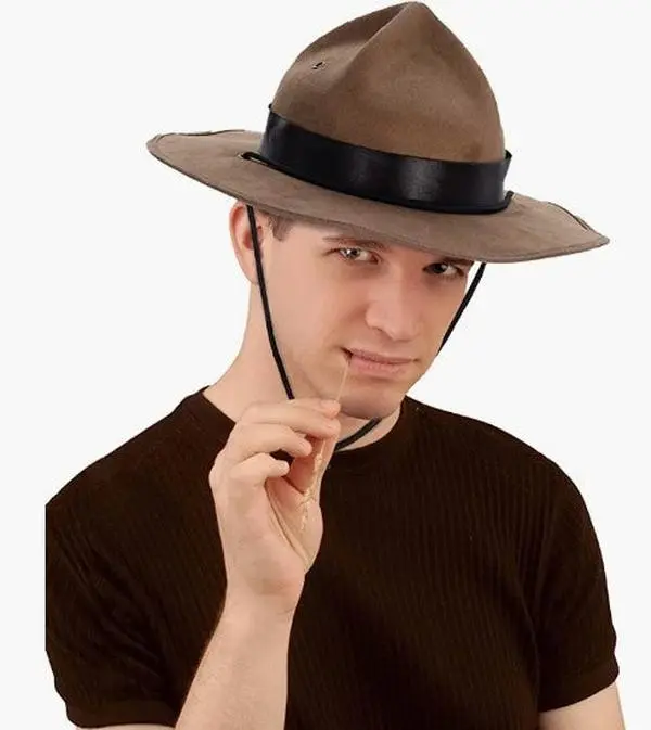 Military Canadian Mountie Hat - Ranger - Police - Costume Accessory - One Size