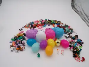 Prefilled 3D Printed Micro Pals Figurines with Easter Eggs creative desk